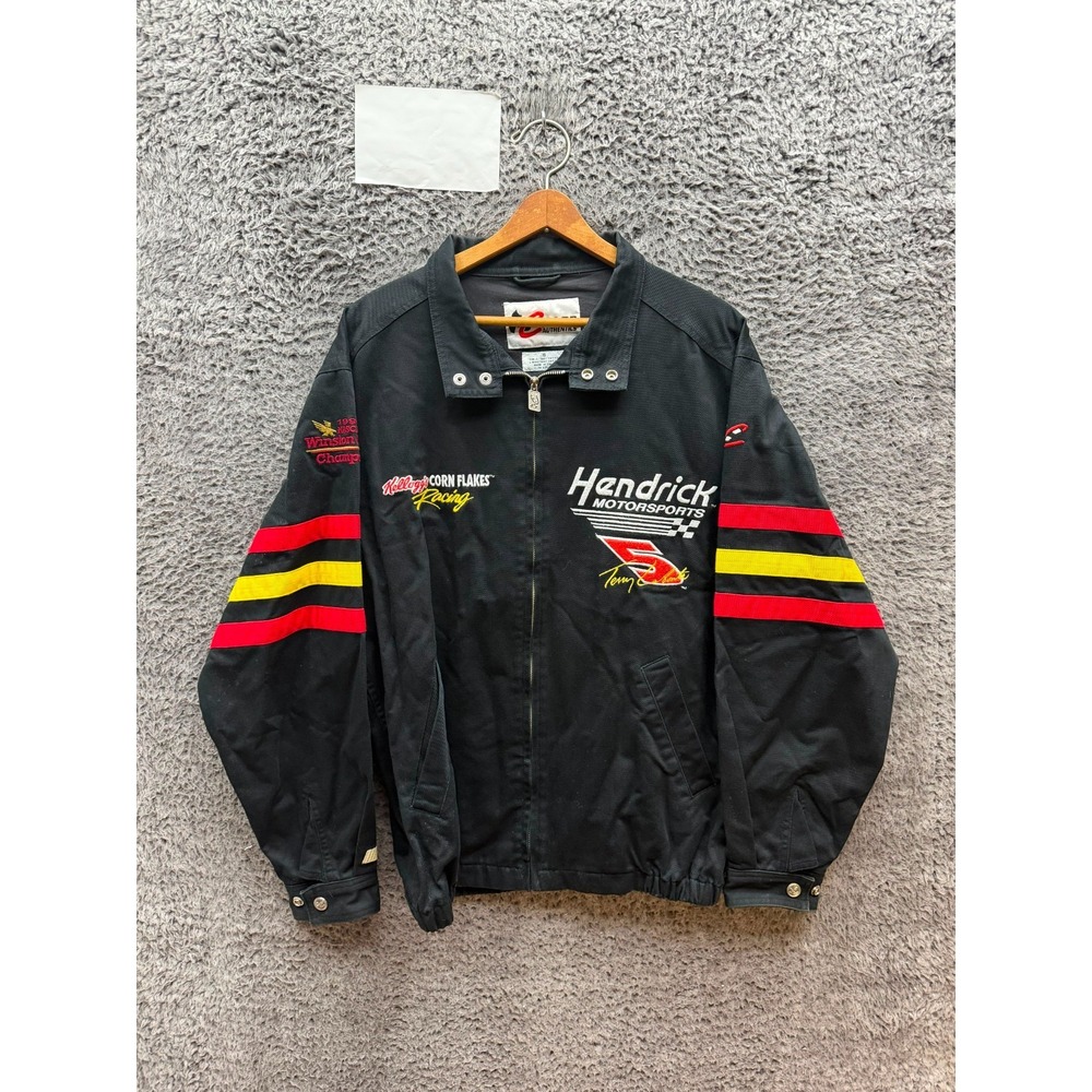 Vintage 90s Nascar Terry Labonte #5 Hendrick Motorsports Racing Jacket Size S